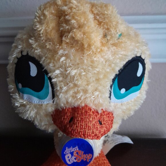 2007 Littlest Pet Shop Plush Duck NWC - Picture 2 of 3